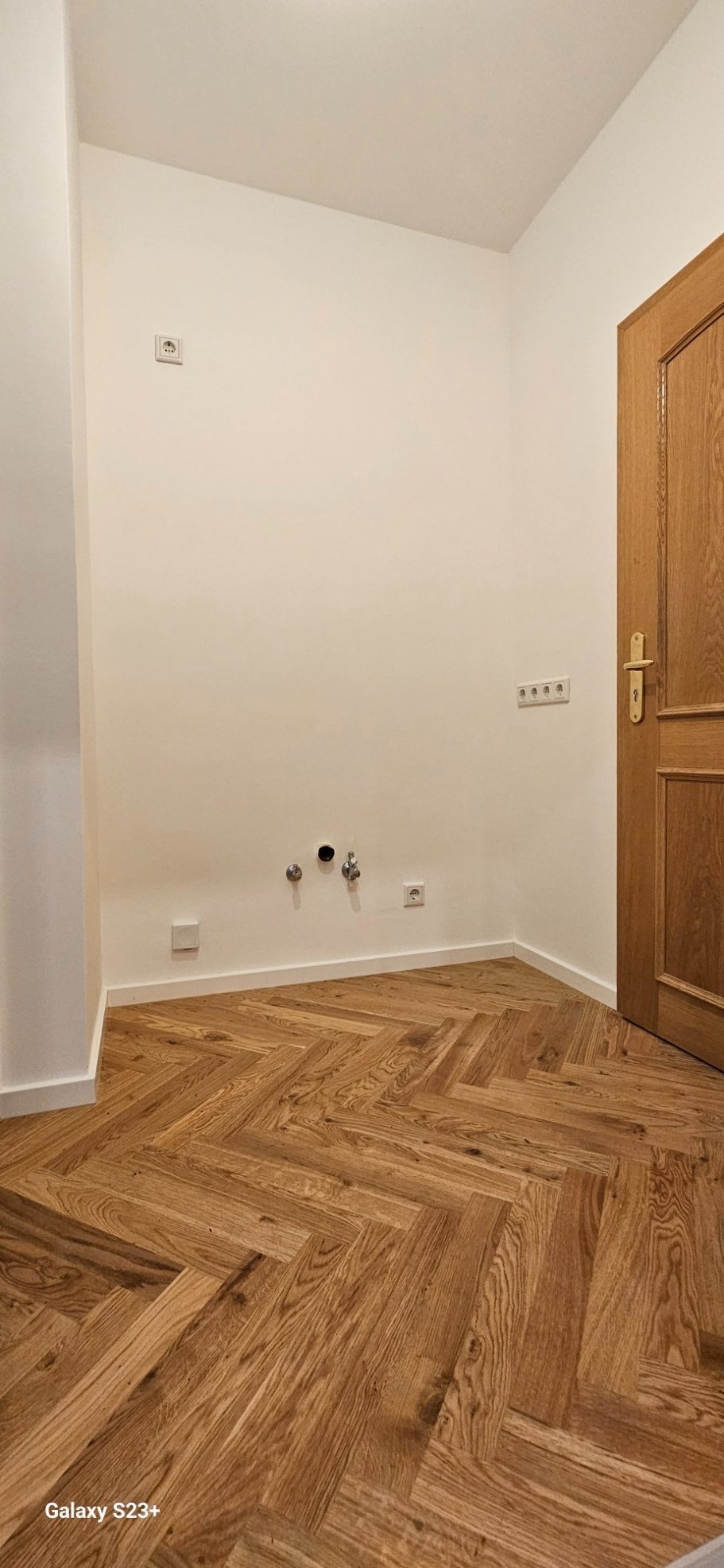 Küchenanschluss einer kleinen Wohneinheit